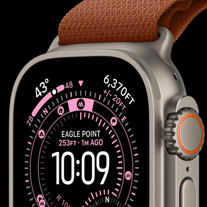 ساعت هوشمند 49 میلی متری اپل مدل Ultra 3 Black Titanium Case با بند Ocean