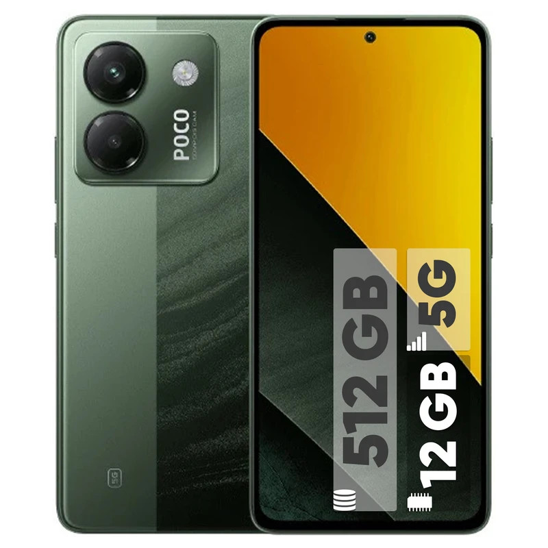گوشی موبایل شیائومی مدل Poco M7 Pro 5G دو سیم کارت ظرفیت 256 گیگابایت و رم 12 گیگابایت