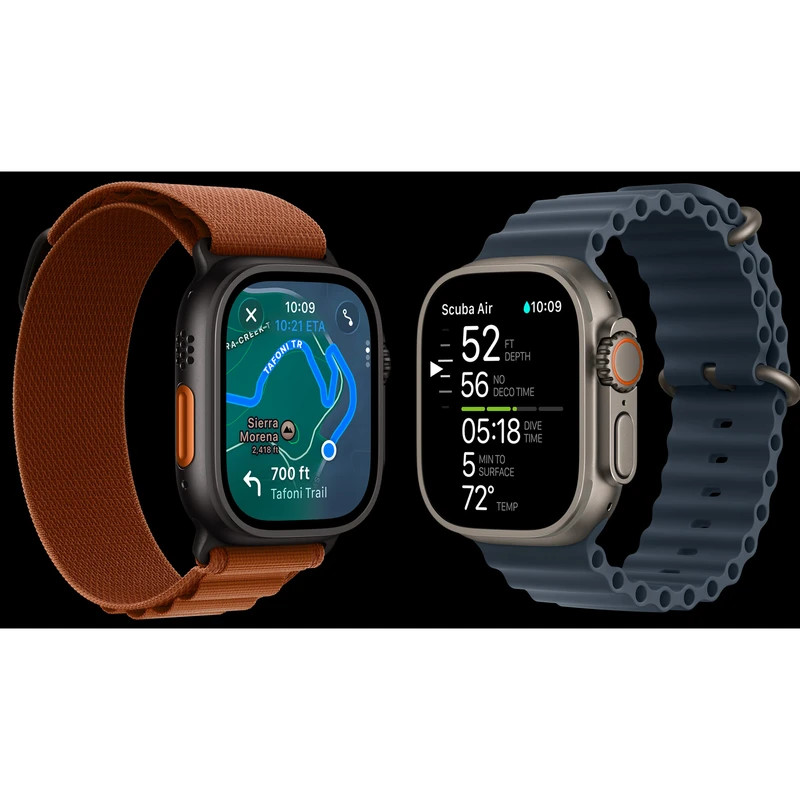 ساعت هوشمند 49 میلی متری اپل مدل Ultra 3 Black Titanium Case با بند Ocean