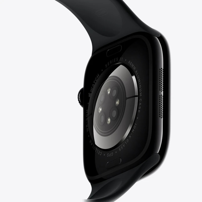 ساعت هوشمند 46 میلی متری اپل مدل Series 11 Aluminum Case با بند سیلیکونی