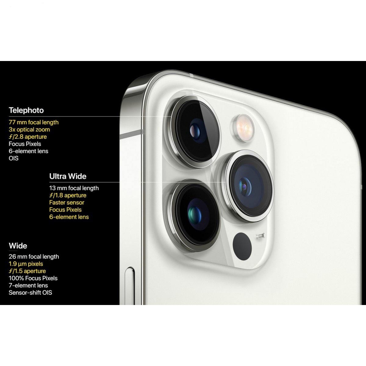 گوشی موبایل اپل مدل iPhone 13 Pro A2413 دو سیم‌ کارت ظرفیت 128 گیگابایت و 6 گیگابایت رم