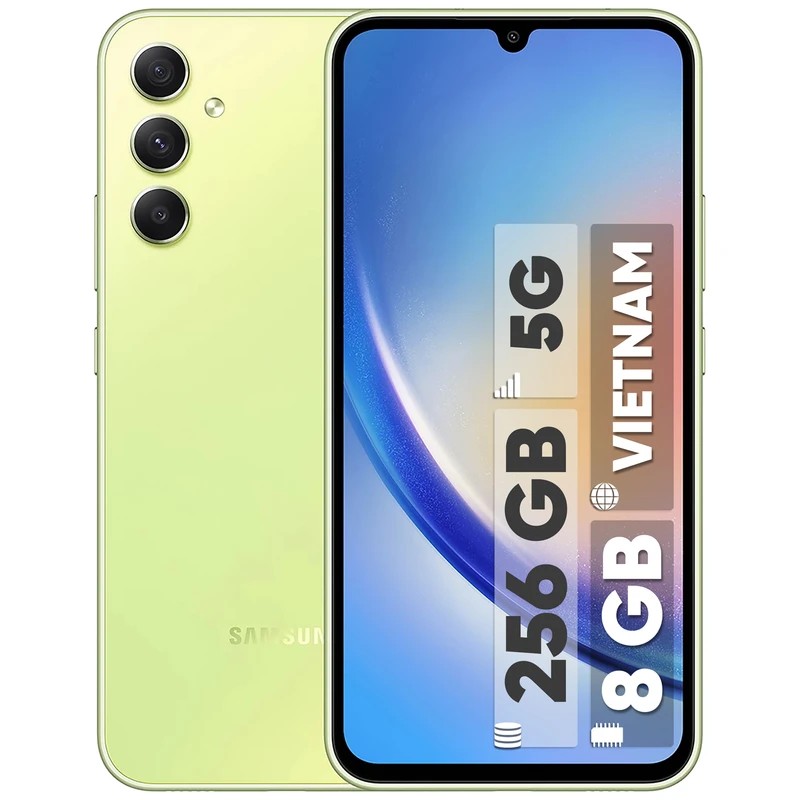 گوشی موبایل سامسونگ مدل Galaxy A34 دو سیم کارت ظرفیت 256 گیگابایت رم 8 گیگابایت - ویتنام